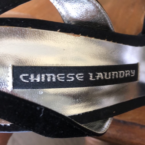 CHINESE LAUNDRY SATIN ANKLE WRAP HEELS SIZE 8.5 medium - Picture 9 of 9